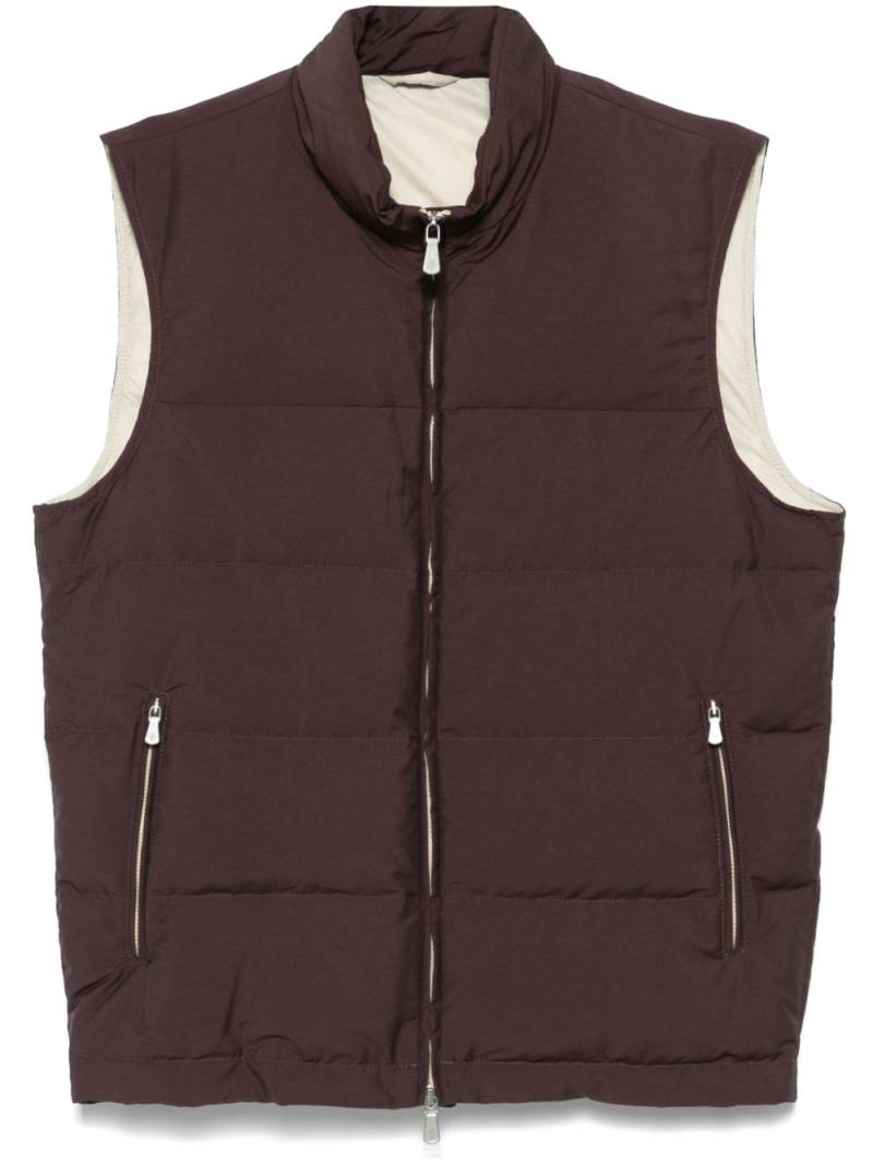 Eleventy padded gilet - Red von Eleventy