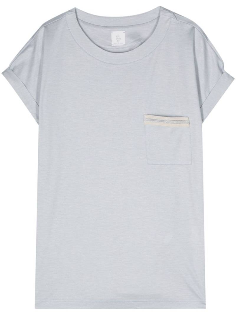 Eleventy patch-pocket T-shirt - Blue von Eleventy