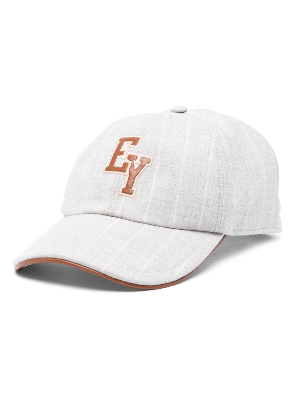 Eleventy pinstriped baseball cap - Grey von Eleventy