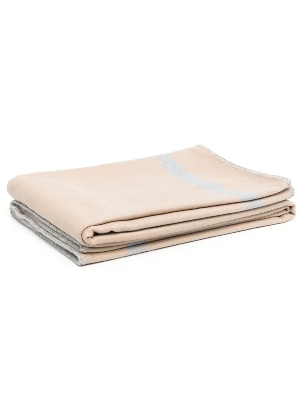 Eleventy reversible silk blanket - Grey von Eleventy