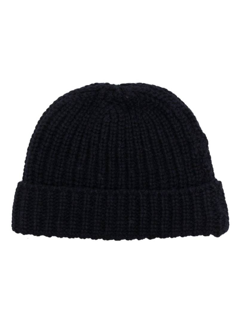 Eleventy ribbed-knit beanie - Blue von Eleventy