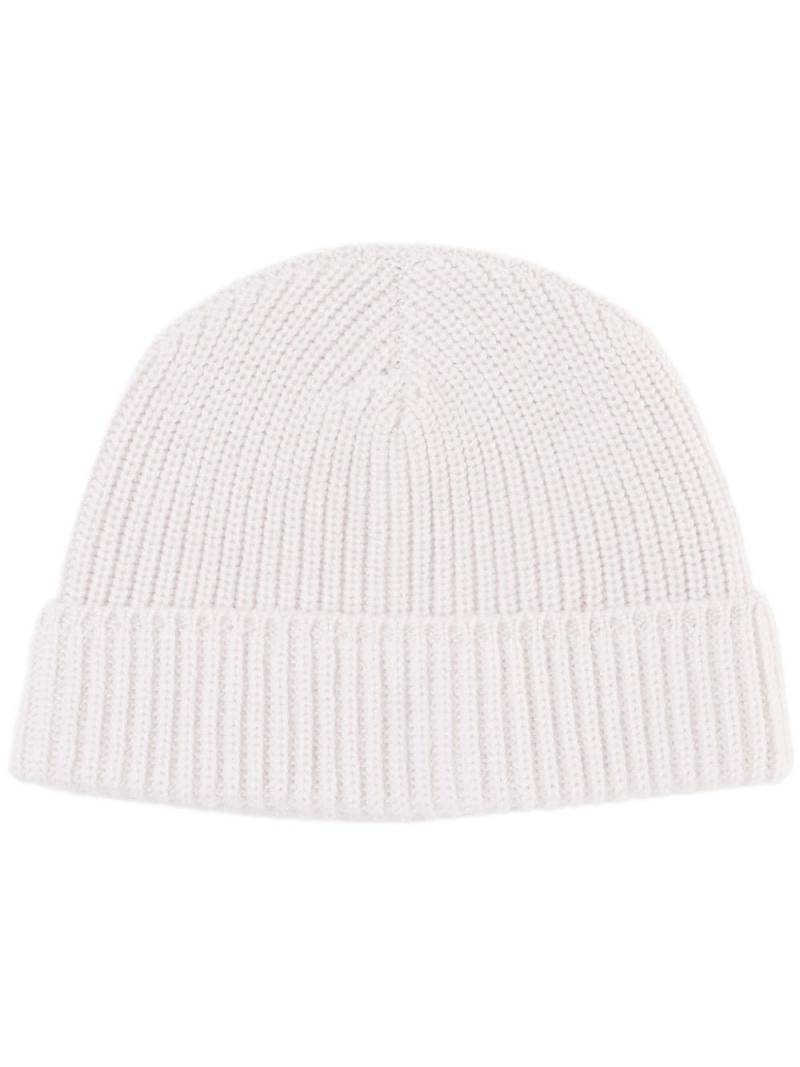 Eleventy ribbed-knit beanie - Neutrals von Eleventy