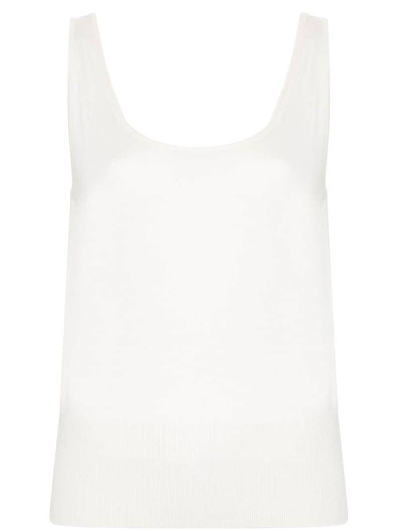 Eleventy ribbed-knit tank top - White von Eleventy