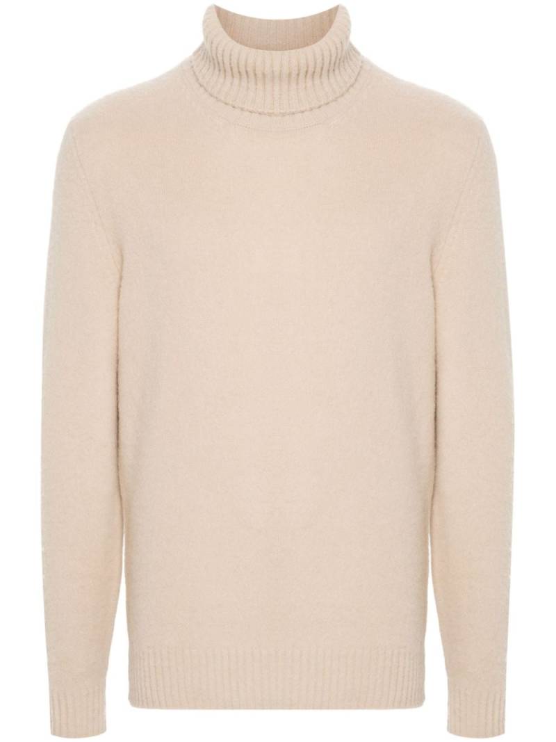 Eleventy roll-neck brushed jumper - Neutrals von Eleventy