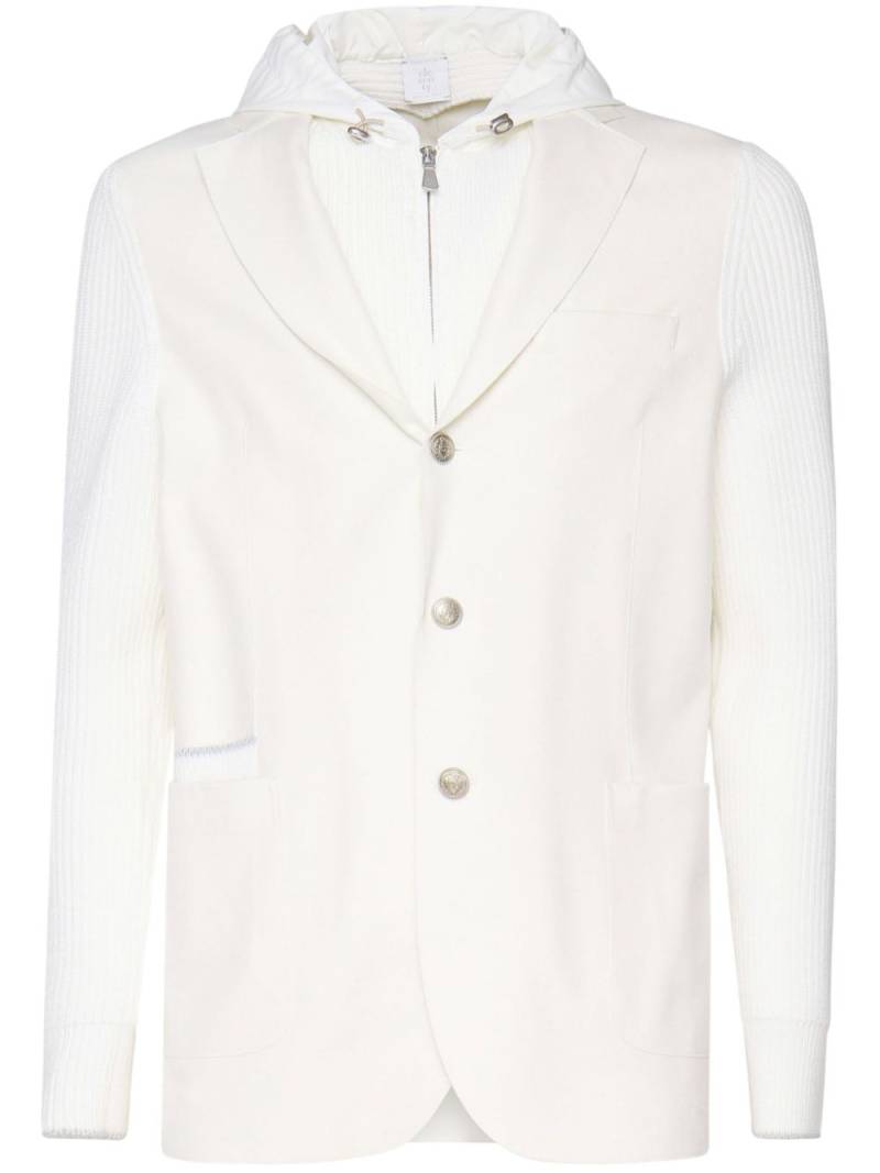 Eleventy single-breasted blazer - White von Eleventy