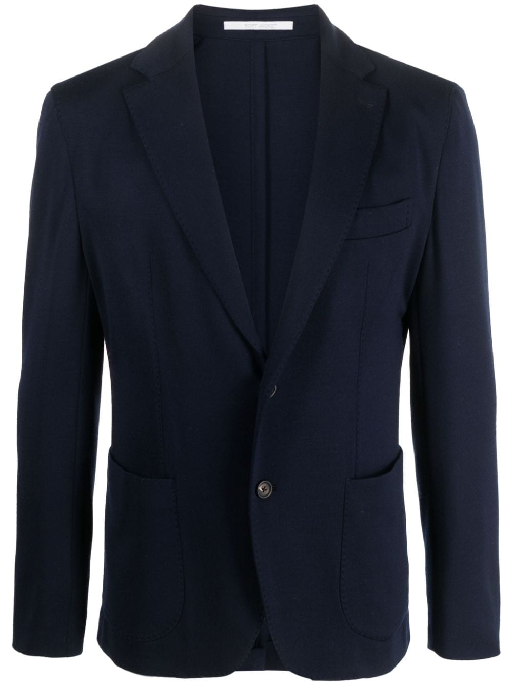 Eleventy single-breasted wool blazer - Blue von Eleventy