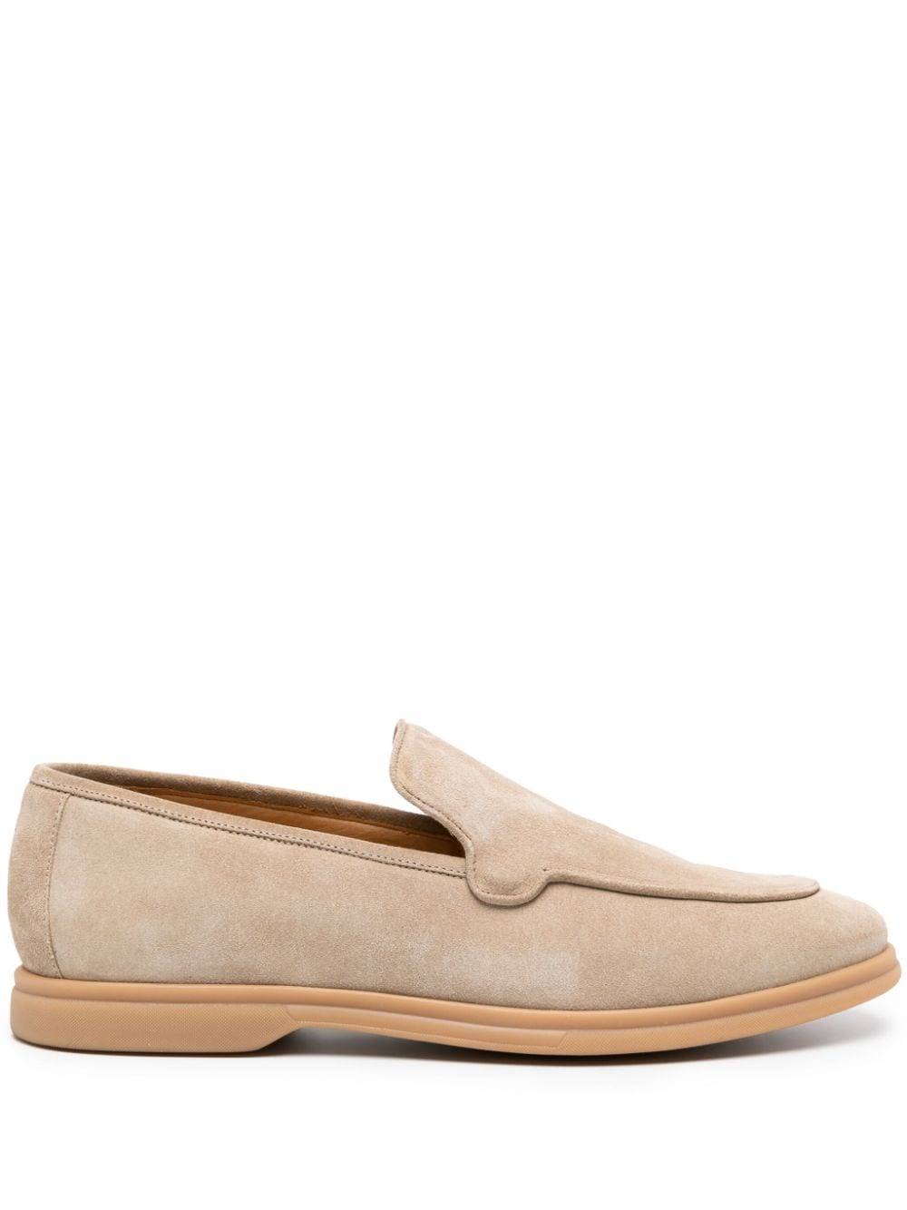 Eleventy slip-on suede slippers - Neutrals von Eleventy