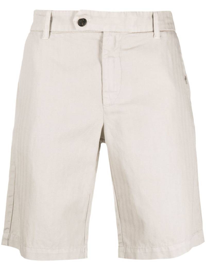 Eleventy straight-leg chino shorts - Neutrals von Eleventy