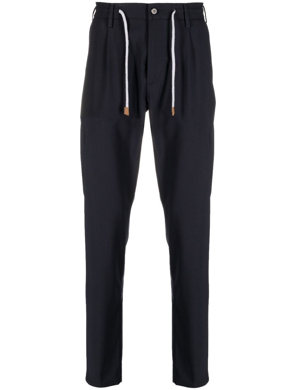 Eleventy straight-leg wool-blend trousers - Blue von Eleventy