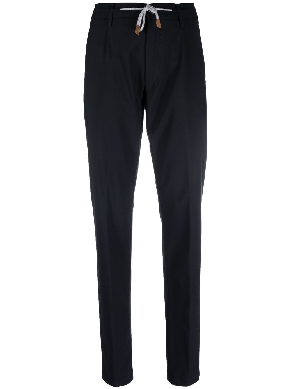 Eleventy straight-leg wool-blend trousers - Blue von Eleventy