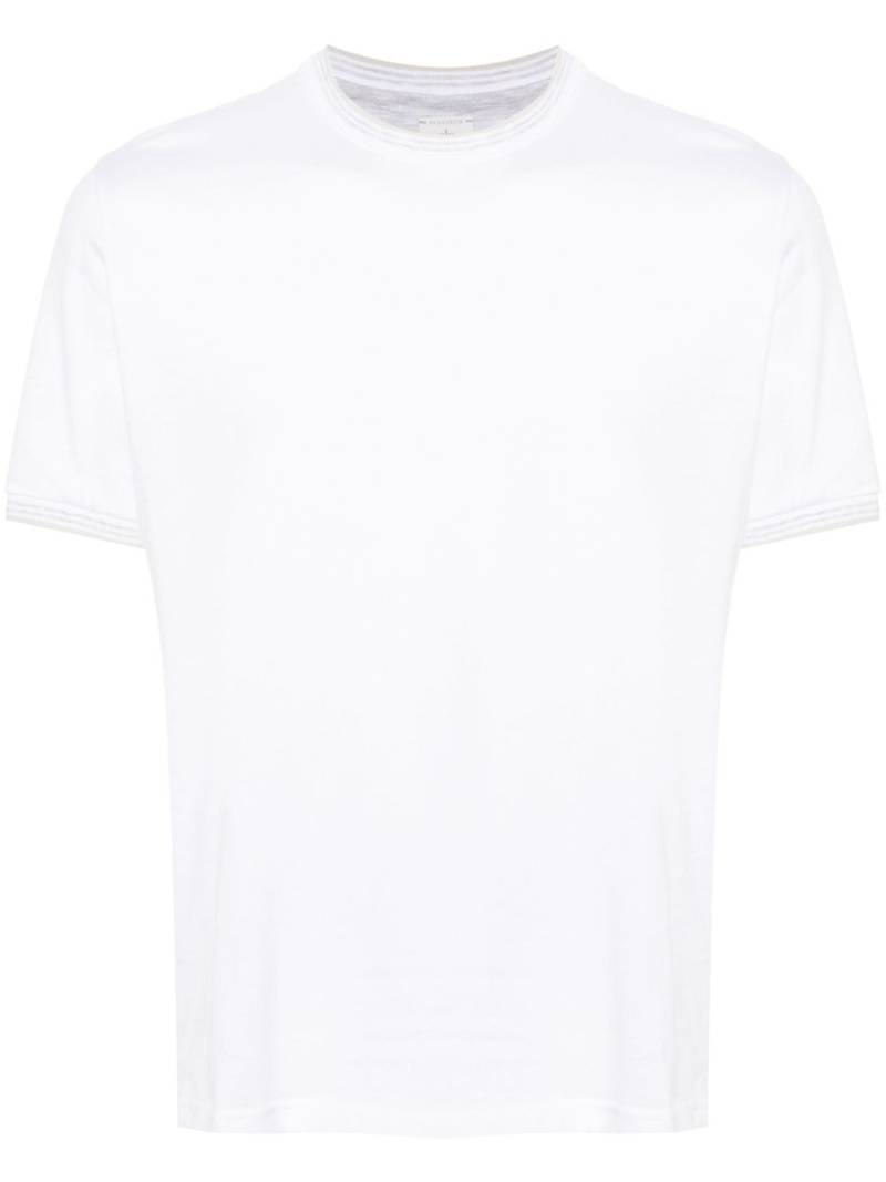 Eleventy striped-border T-shirt - White von Eleventy