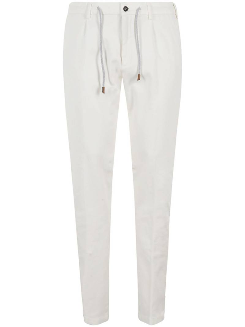 Eleventy tapered-leg trousers - White von Eleventy