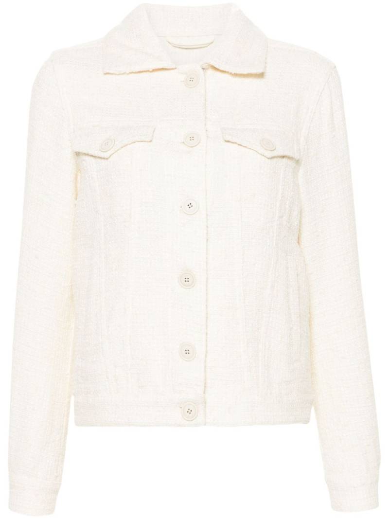 Eleventy tweed buttoned jacket - Neutrals von Eleventy