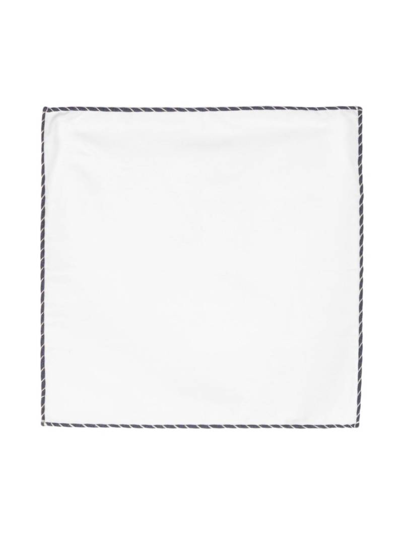 Eleventy whipstitch pocket scarf - White von Eleventy