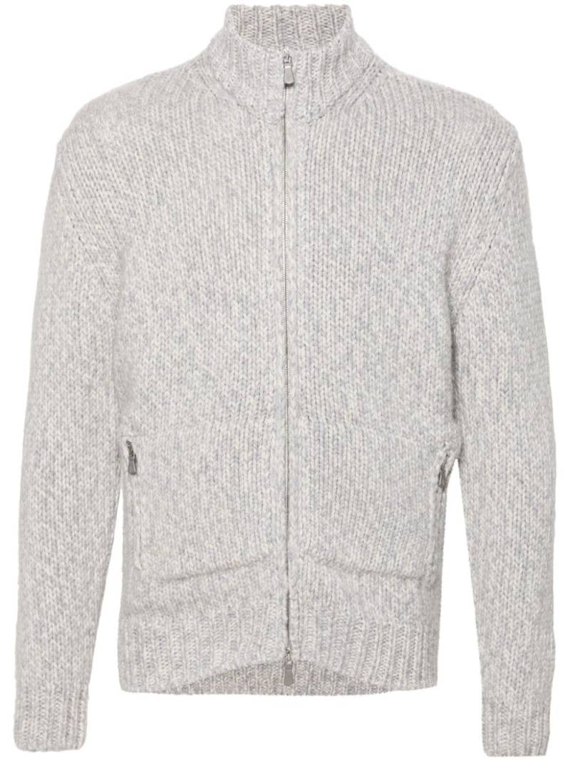 Eleventy zip-up cardigan - Grey von Eleventy