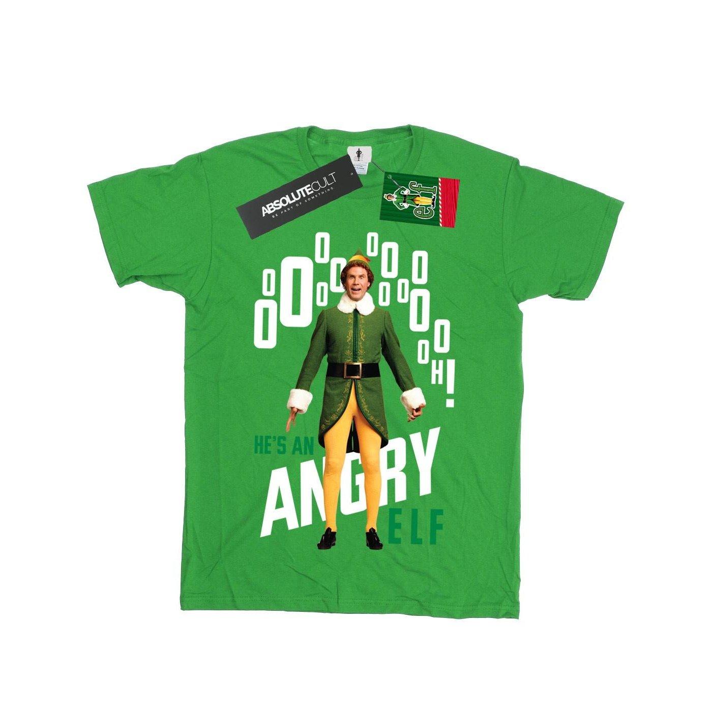 Angry Tshirt Jungen Grün 116 von Elf