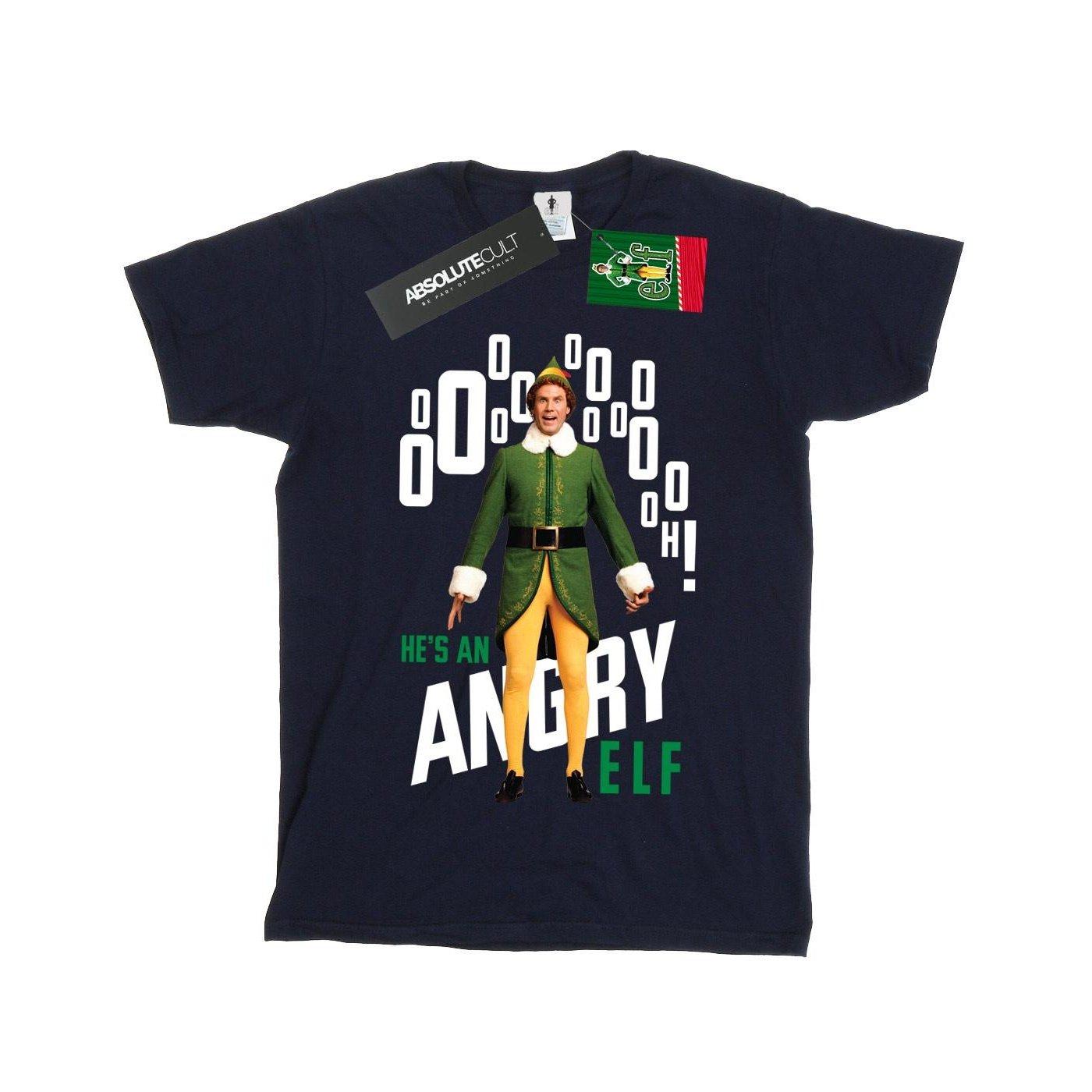 Angry Tshirt Jungen Marine 140/146 von Elf