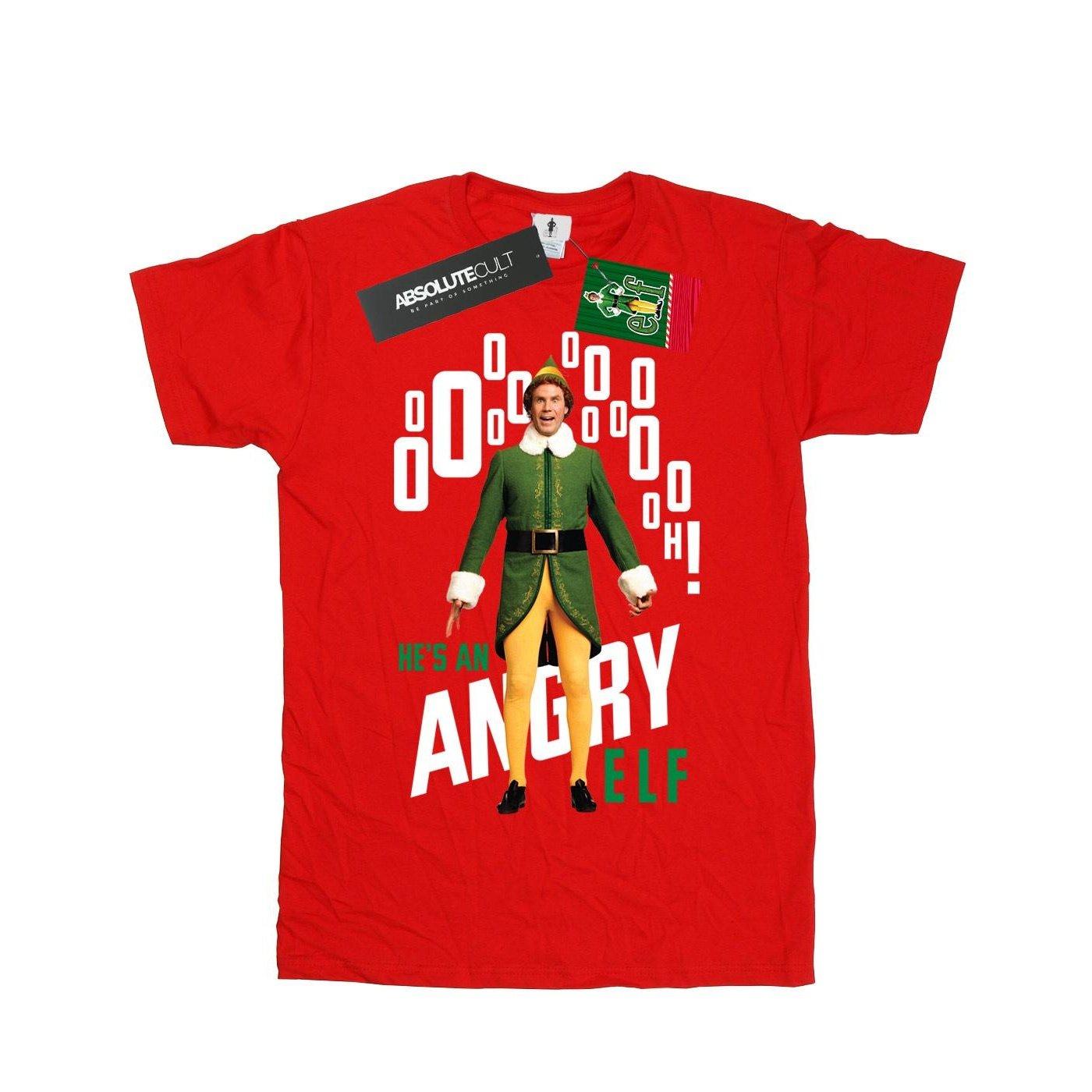 Angry Tshirt Jungen Rot Bunt 116 von Elf