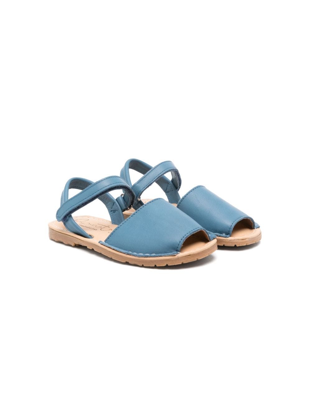 Eli1957 Menorcan leather sandals - Blue von Eli1957