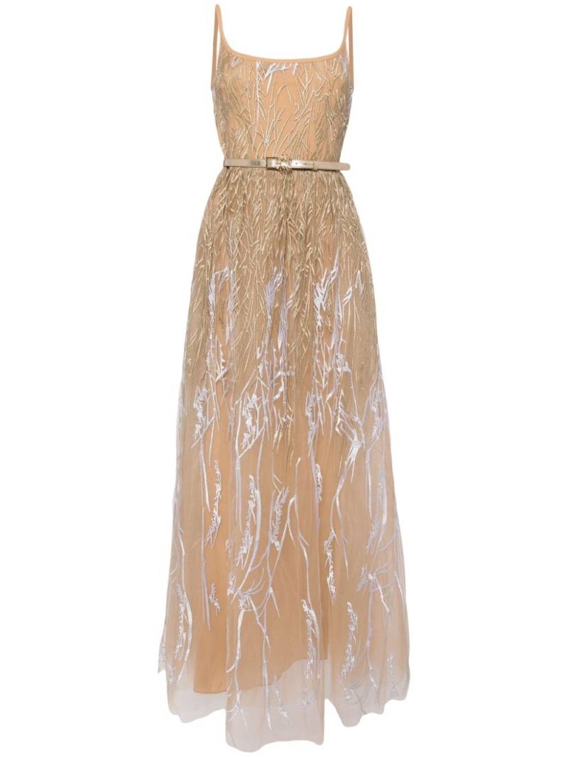 Elie Saab Arboreal dress - Brown von Elie Saab