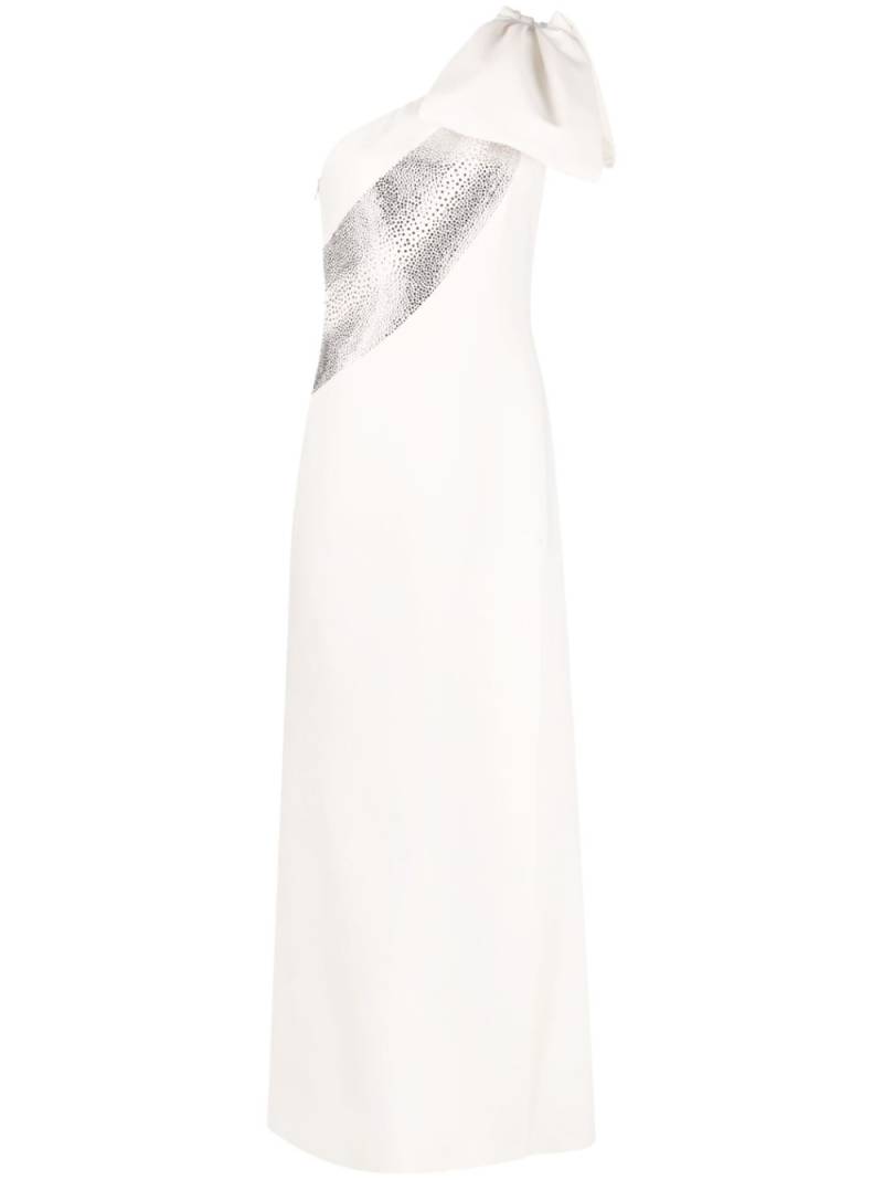 Elie Saab Crystal Wave one-shoulder gown - Neutrals von Elie Saab