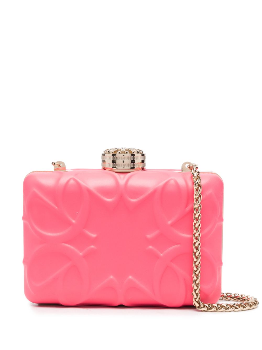 Elie Saab Minaudière leather clutch bag - Pink von Elie Saab