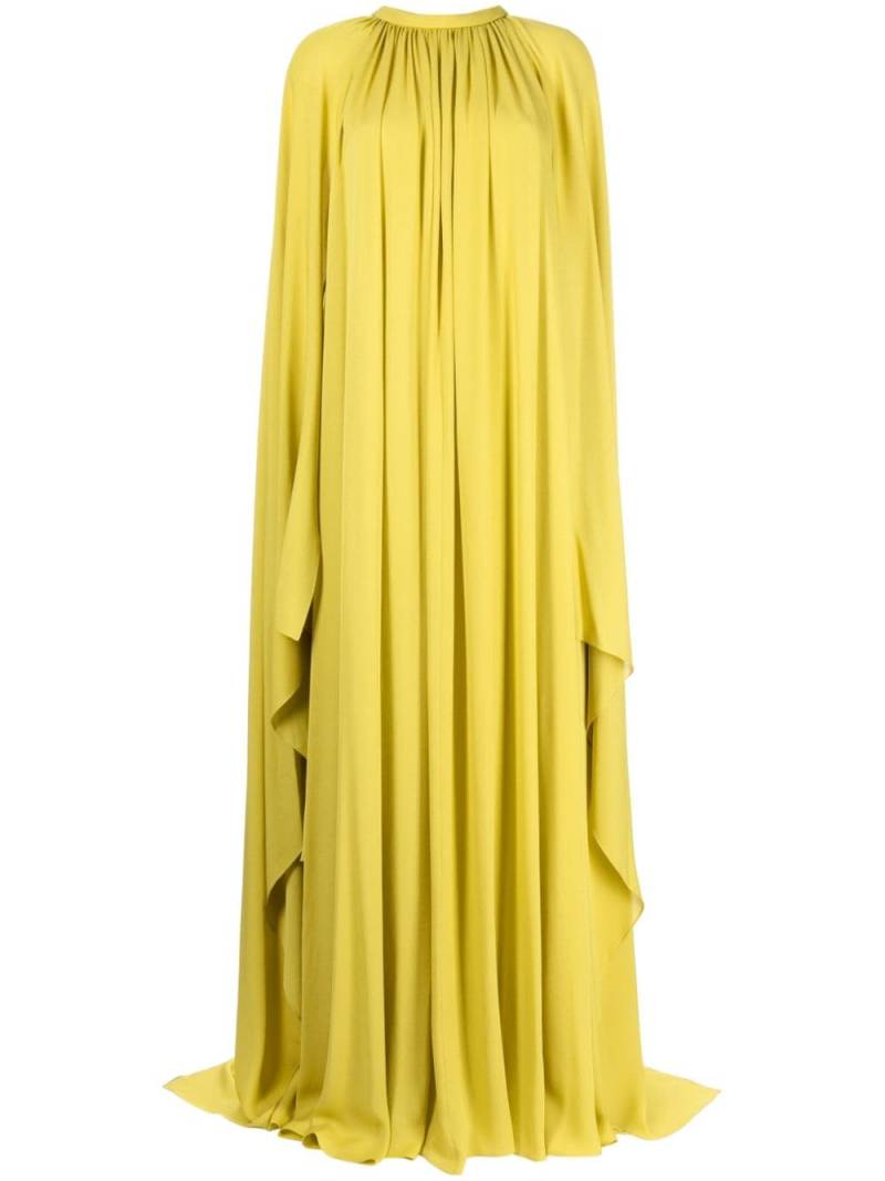 Elie Saab asymmetric draped silk gown - Yellow von Elie Saab