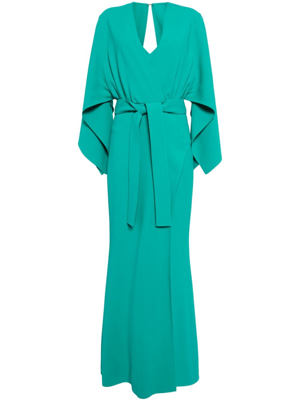 Elie Saab cady maxi dress - Green von Elie Saab