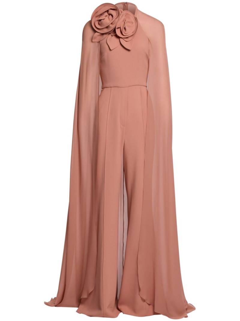 Elie Saab cape-design jumpsuit - Pink von Elie Saab