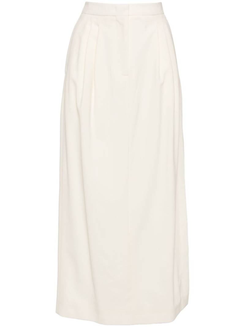 Elie Saab crepe midi skirt - Neutrals von Elie Saab