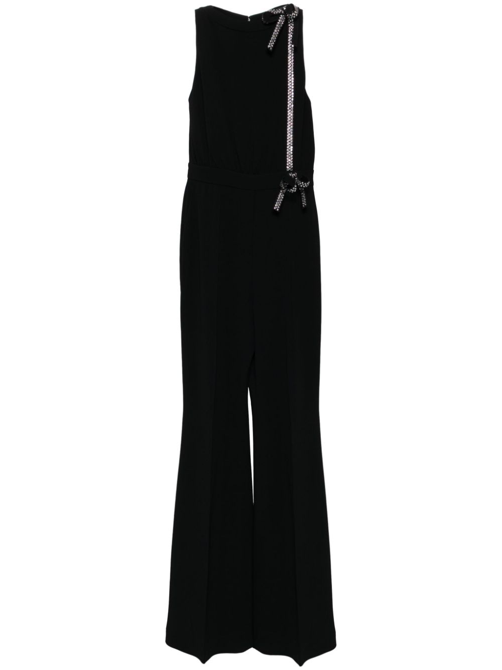 Elie Saab crystal bow jumpsuit - Black von Elie Saab