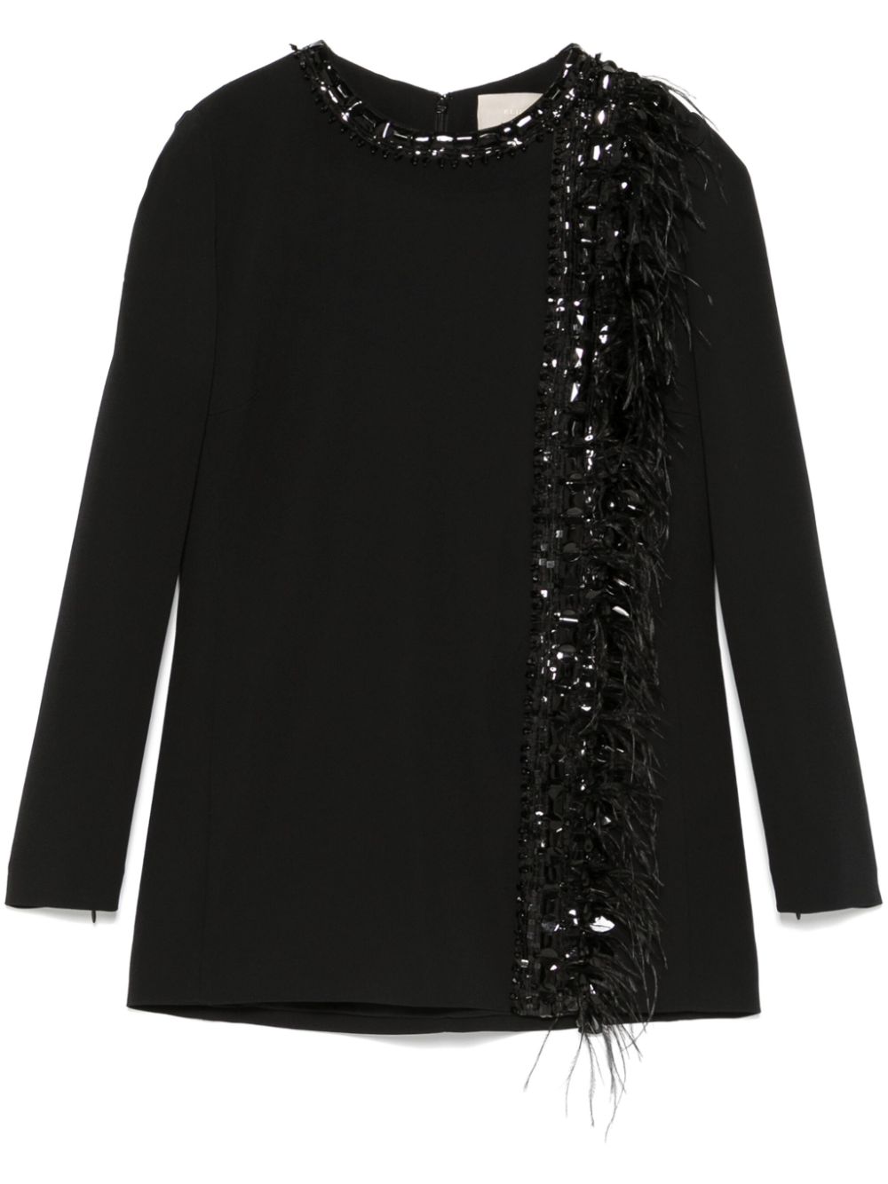 Elie Saab embroidered cady blouse - Black von Elie Saab