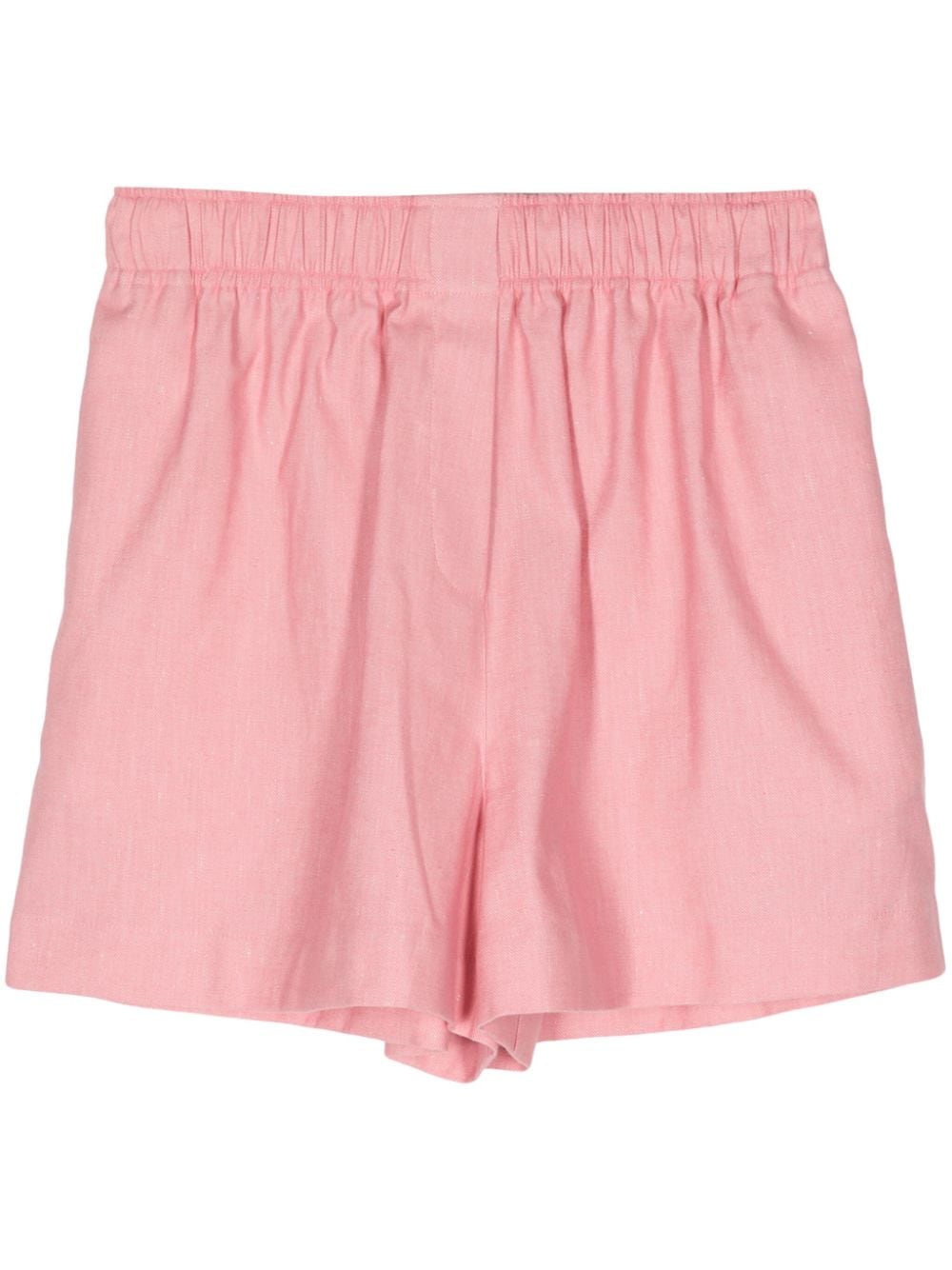 Elie Saab gabardine-weave high-waisted shorts - Pink von Elie Saab