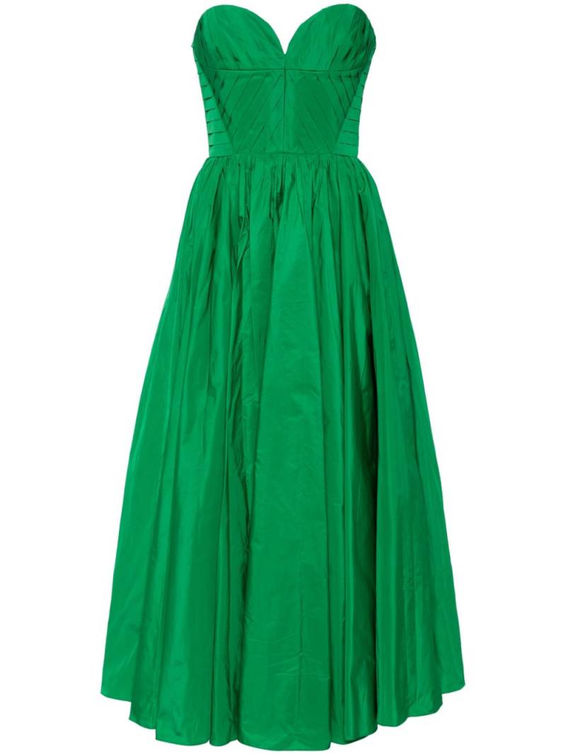 Elie Saab heart-shaped taffeta gown - Green von Elie Saab