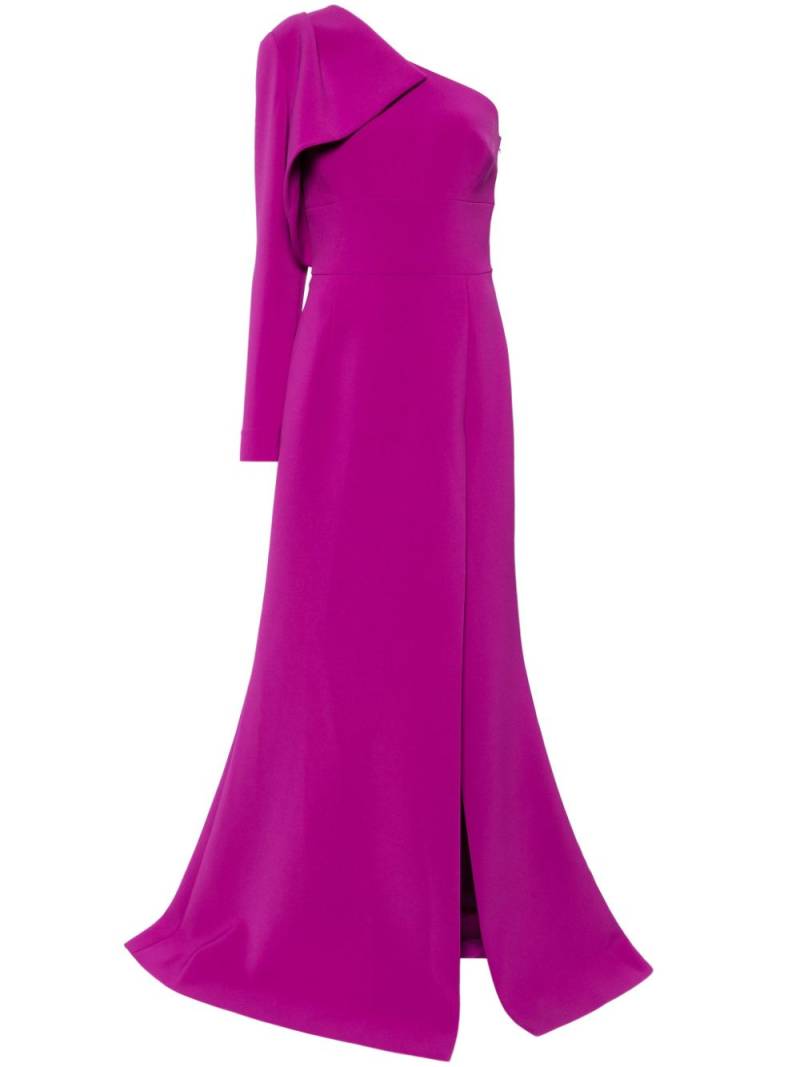 Elie Saab one-shoulder asymmetric gown - Purple von Elie Saab