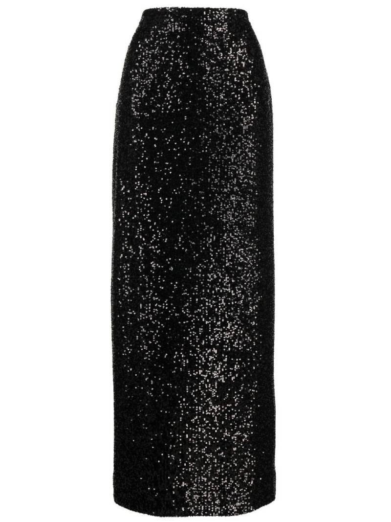 Elie Saab sequin-embellished maxi skirt - Black von Elie Saab