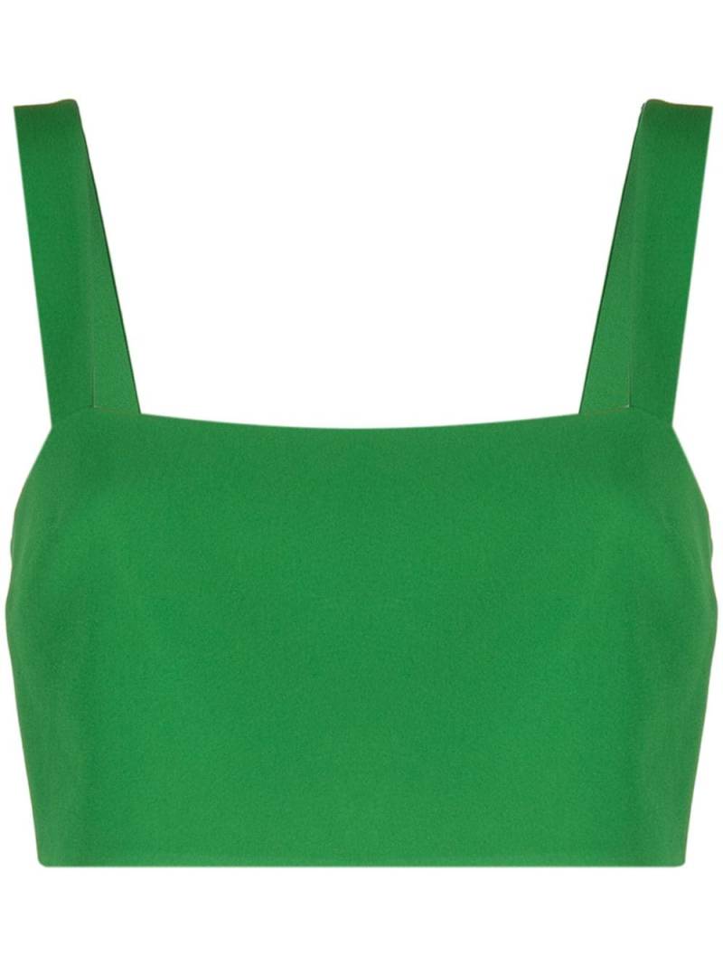 Elie Saab square-neck sleeveless crop top - Green von Elie Saab