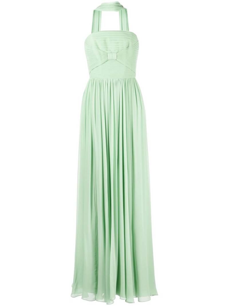 Elie Saab strapless silk gown - Green von Elie Saab