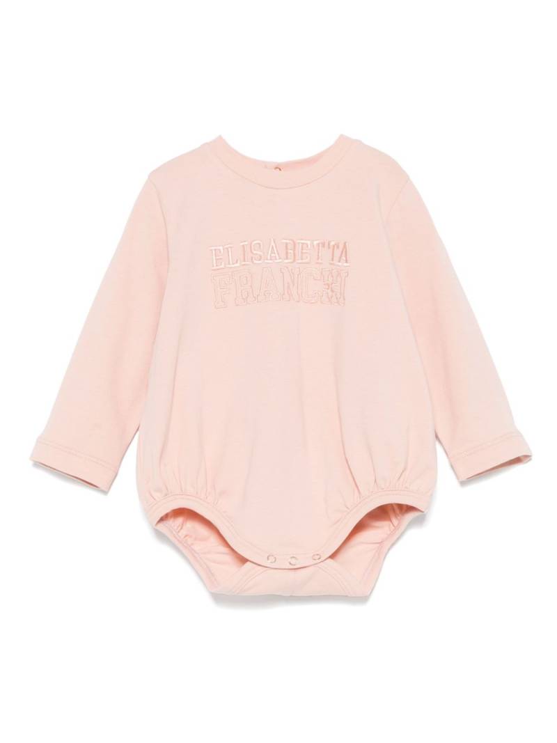 Elisabetta Franchi La Mia Bambina embroidered-logo body - Pink von Elisabetta Franchi La Mia Bambina