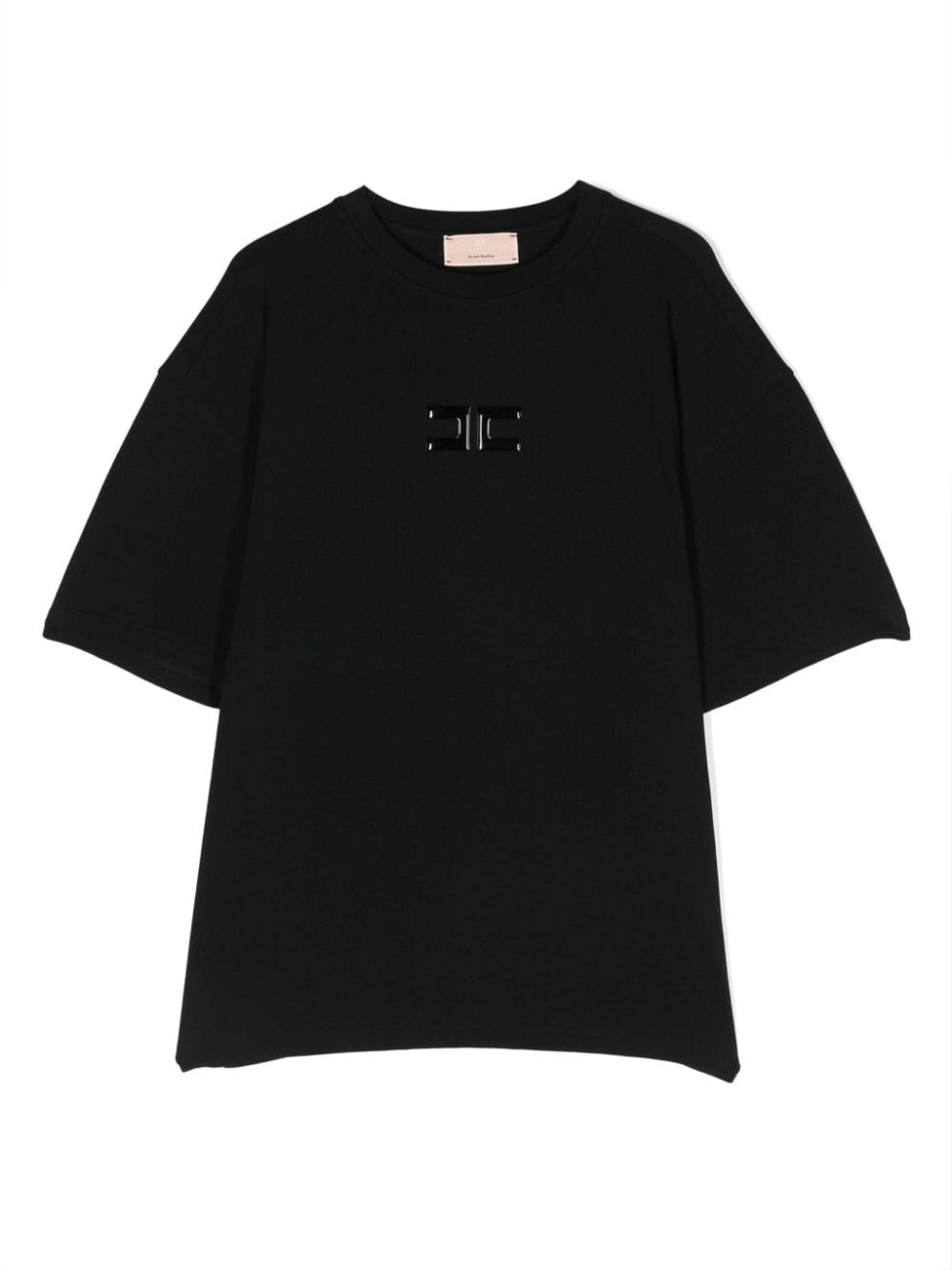 Elisabetta Franchi La Mia Bambina logo-appliqué T-shirt - Black von Elisabetta Franchi La Mia Bambina