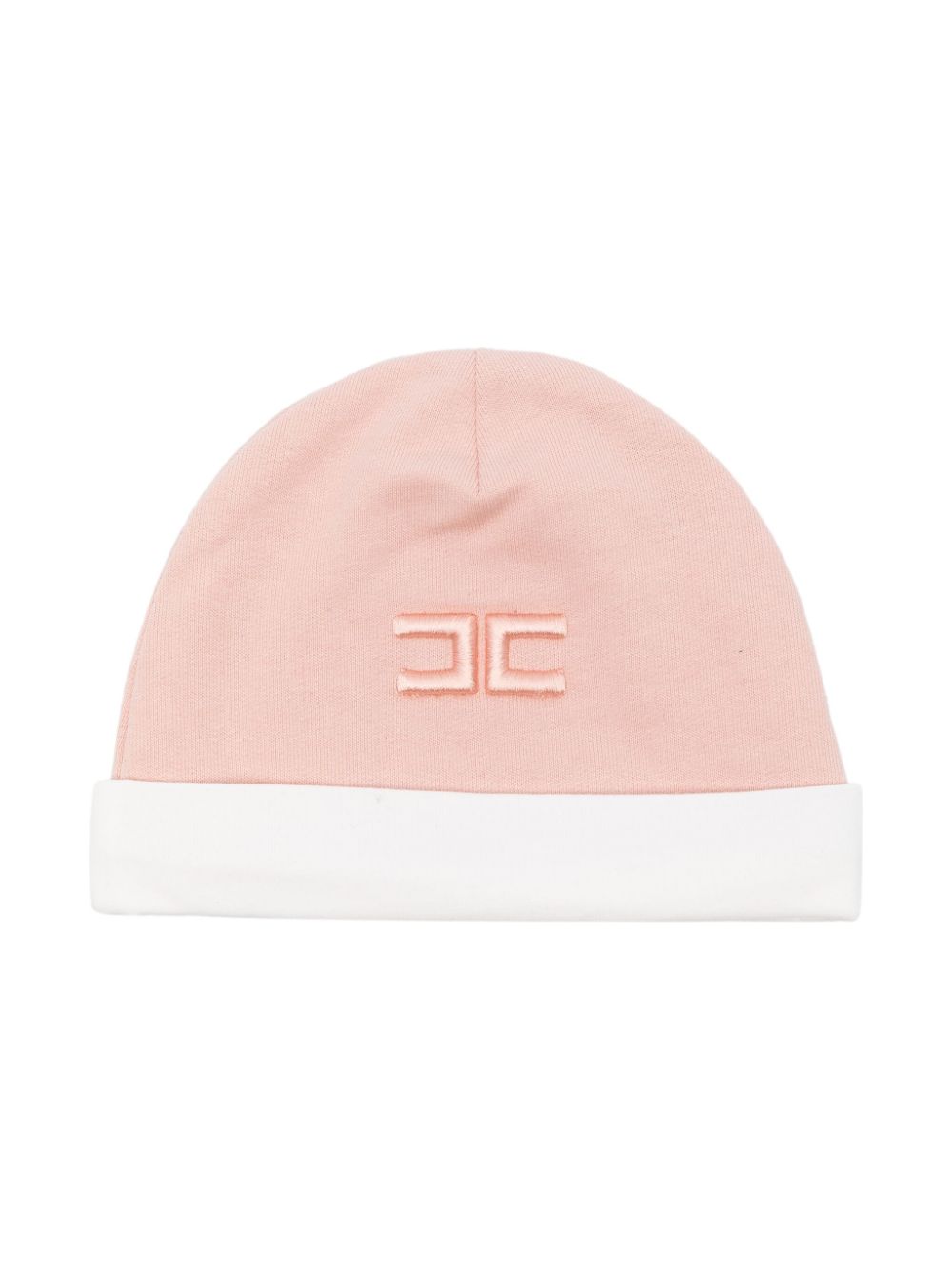 Elisabetta Franchi La Mia Bambina logo-embroidered beanie hat - Pink von Elisabetta Franchi La Mia Bambina