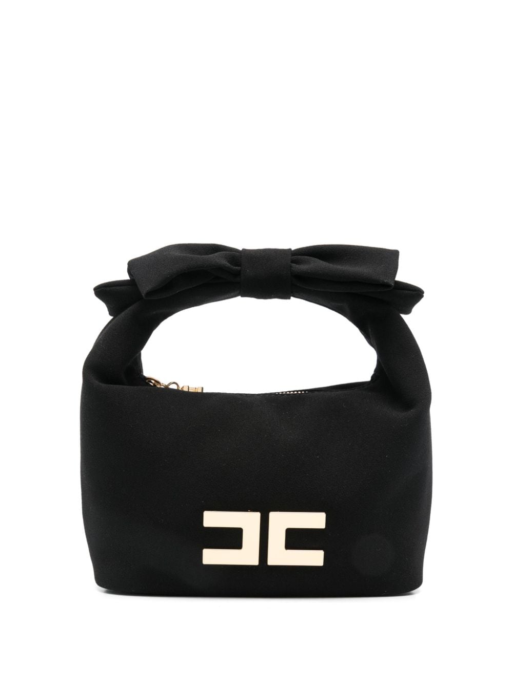 Elisabetta Franchi La Mia Bambina logo-plaque shoulder bag - Black von Elisabetta Franchi La Mia Bambina