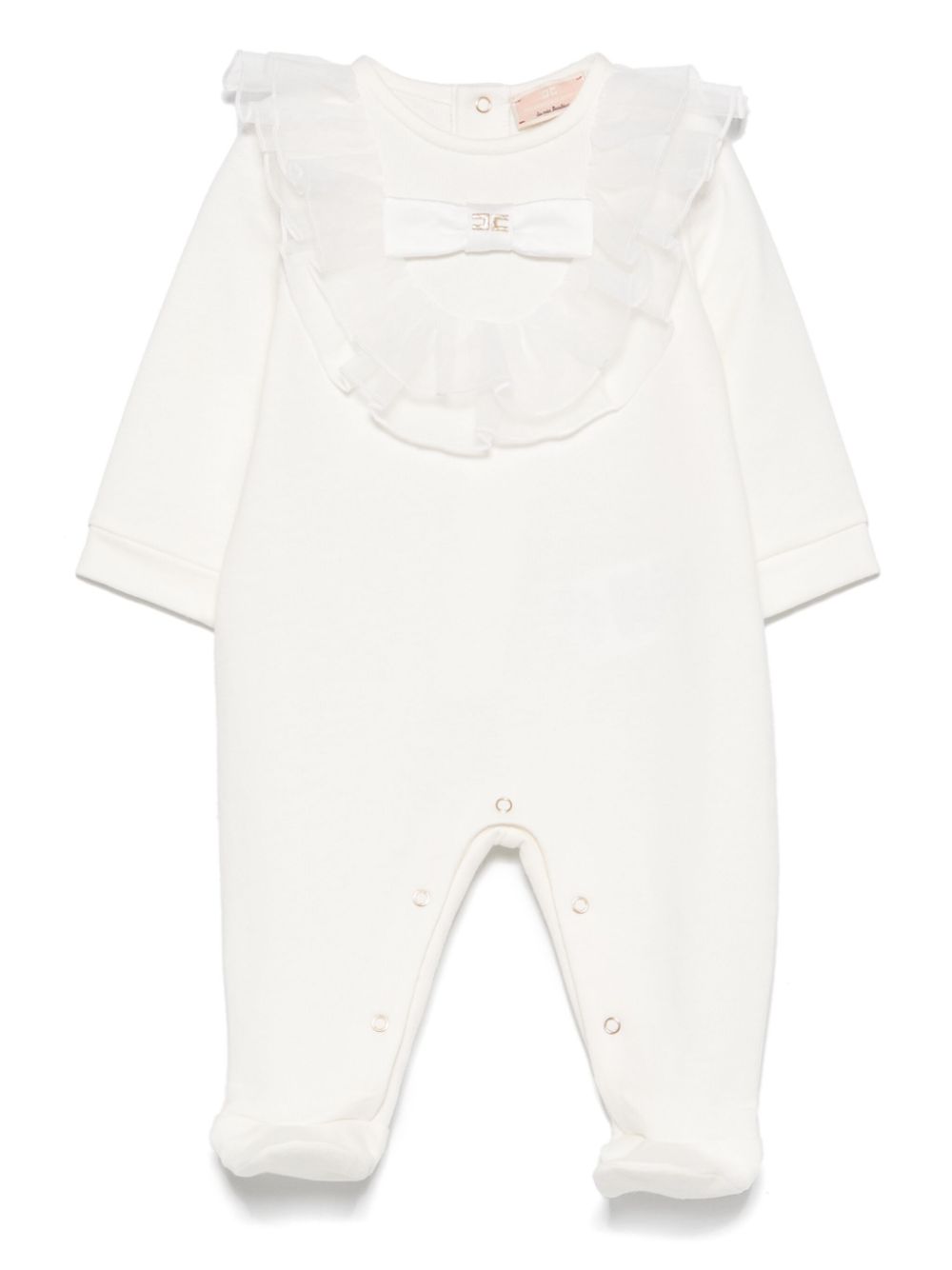 Elisabetta Franchi La Mia Bambina ruffled-trim pajamas - White von Elisabetta Franchi La Mia Bambina