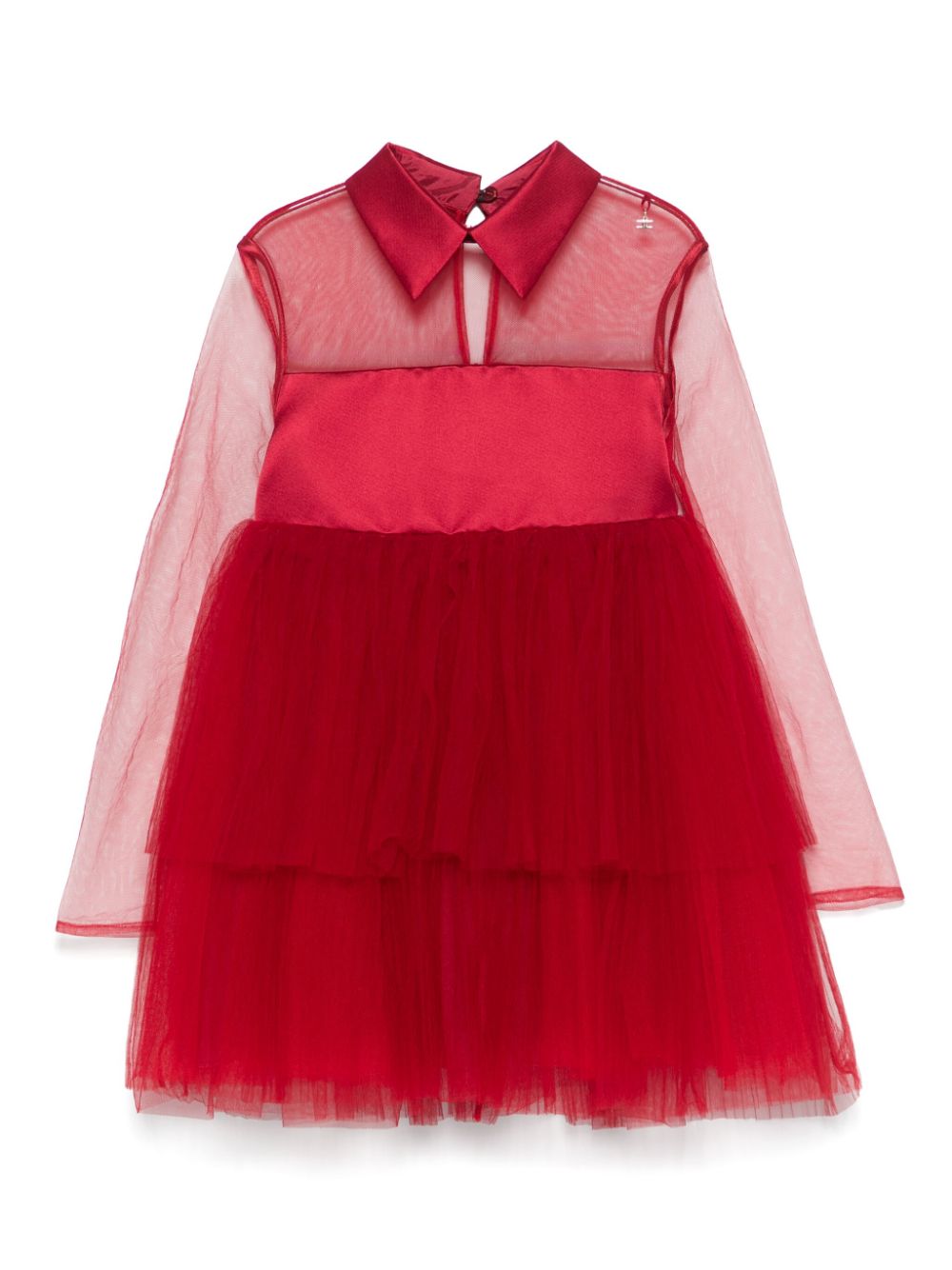 Elisabetta Franchi La Mia Bambina tulle dress - Red von Elisabetta Franchi La Mia Bambina