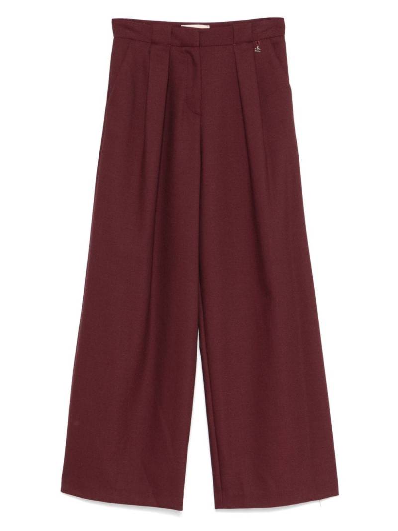 Elisabetta Franchi La Mia Bambina wide-leg trousers - Red von Elisabetta Franchi La Mia Bambina