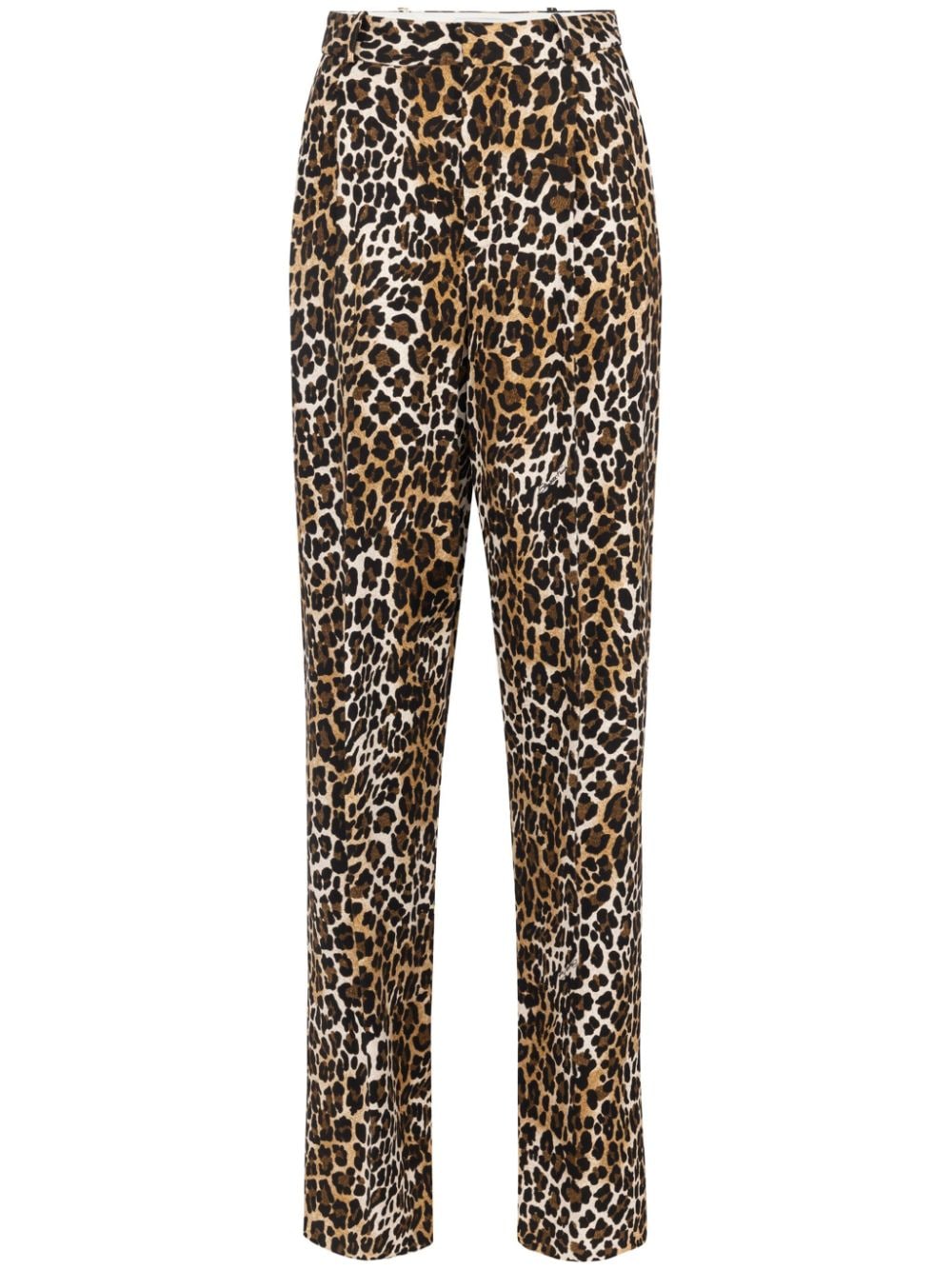 Elisabetta Franchi Animal print trousers - Brown von Elisabetta Franchi