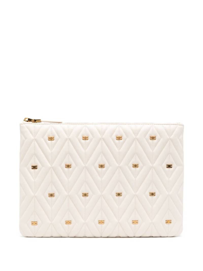 Elisabetta Franchi Étoile clutch bag - Neutrals von Elisabetta Franchi