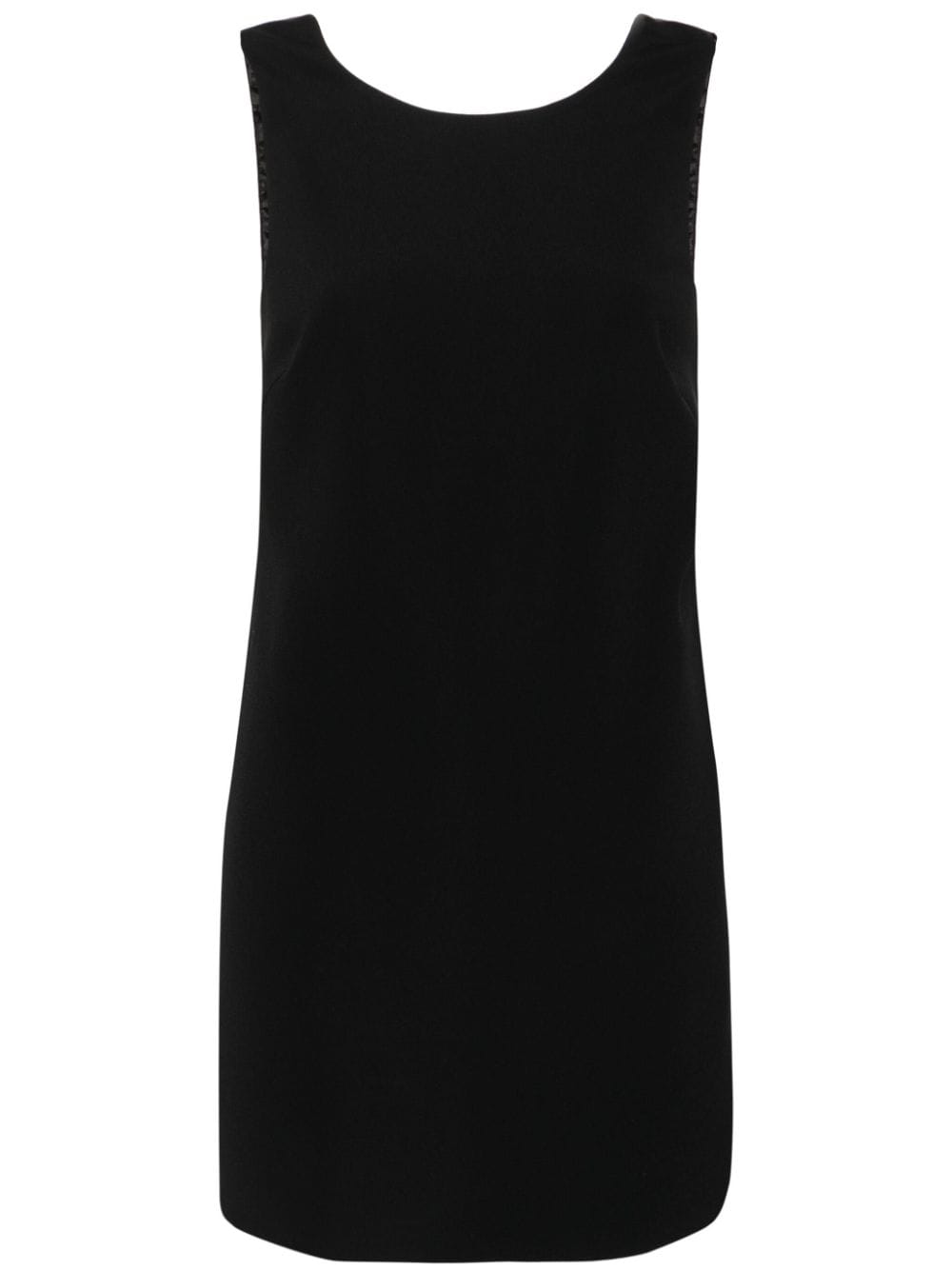 Elisabetta Franchi V-neck cady minidress - Black von Elisabetta Franchi