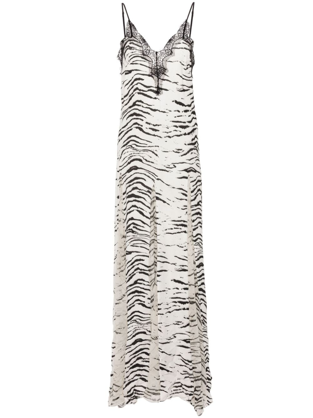 Elisabetta Franchi animal-print maxi dress - Neutrals von Elisabetta Franchi