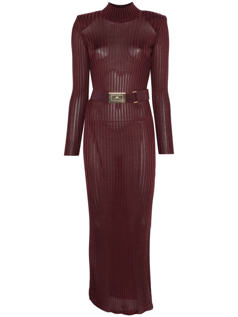 Elisabetta Franchi belted maxi dress - Red von Elisabetta Franchi